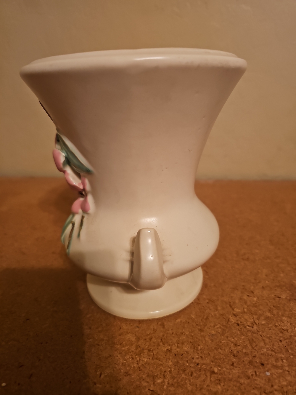 Vintage  "Blossom Time" Circa 1946  McCoy Vase 6.5" - Picture 2 of 5